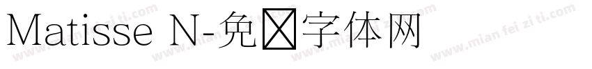 Matisse N字体转换